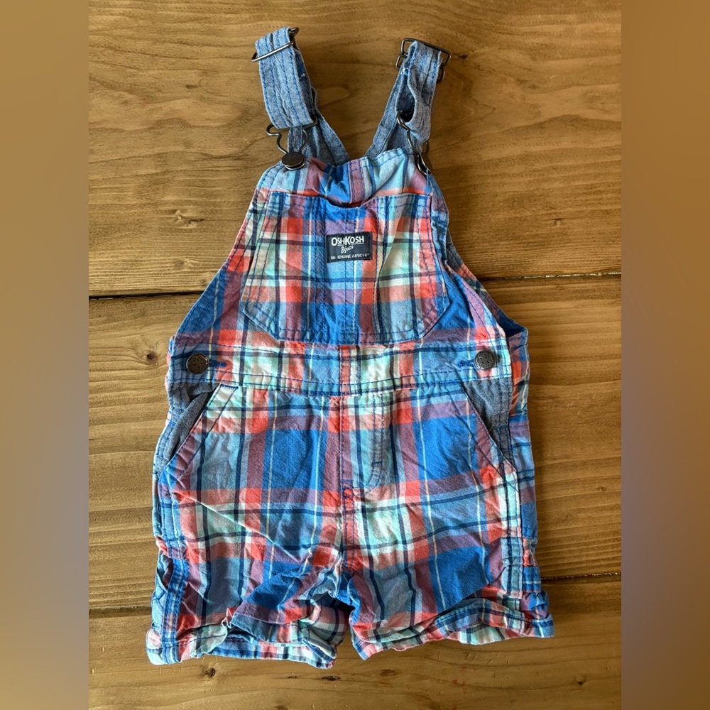 OshKosh B'gosh Kids Overalls - 18M Plaid